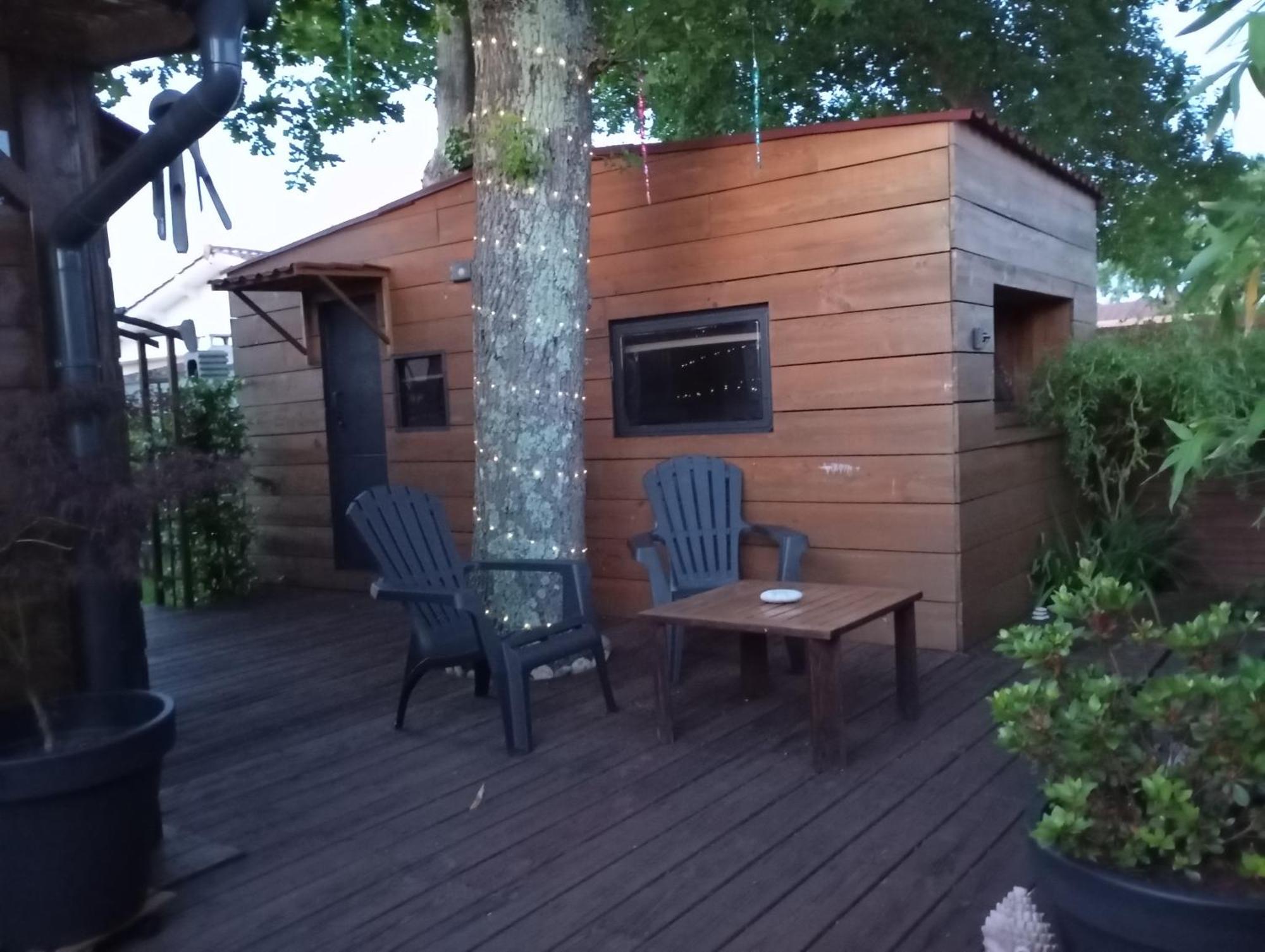 Ferienwohnung Tiny House Plein Centre Hourtin Exterior foto
